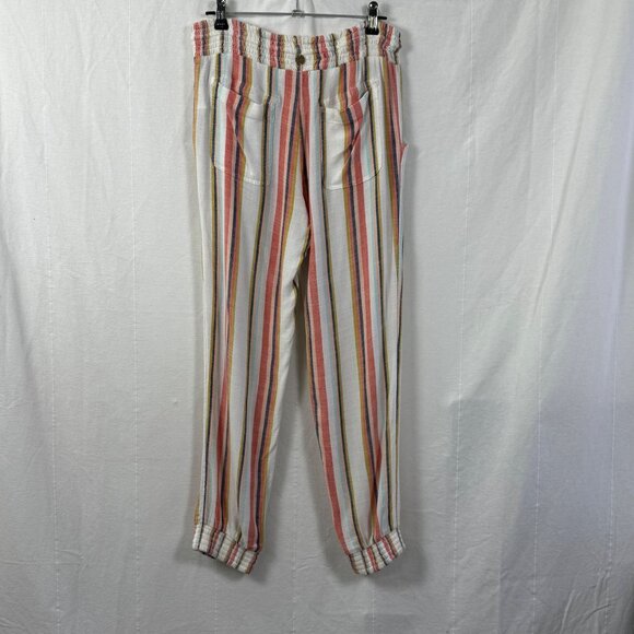 Rip Curl Classic Surf Joggers Womens Sz XS Multi Stripe Drawstring Beach Pants - Picture 5 of 12